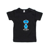 White and Blue Logo - Kids Wee Tee