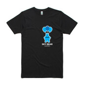 White and Blue Logo - Unisex Organic Tee