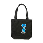White and Blue Logo - Carrie bag