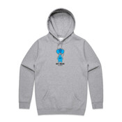 Black and Blue Logo - Unisex Stencil Hoodie