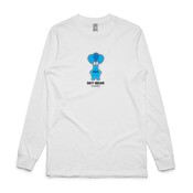 Black and Blue Logo - Mens Base Longsleeve Tee