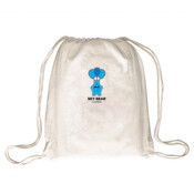 Black and Blue Logo - Drawstring Backpack