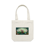 Wonderland Nights: White Rabbit's Diary - Carrie Tote Bag 